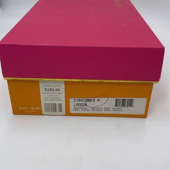 Kate Spade New York Lagoon Burgundy Leather Pumps
Women's Size 8 - Picture 9 of 9